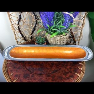 Julia Knight orange and silver tray